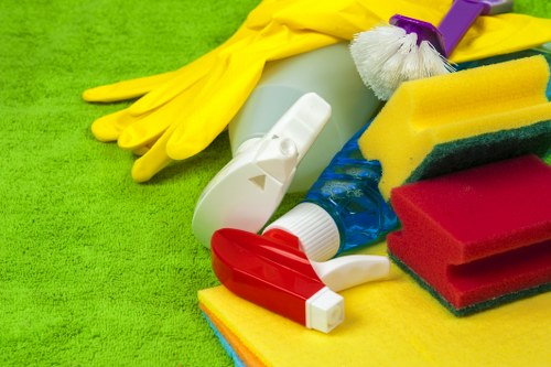 A team sorting items during a house clearance in W4