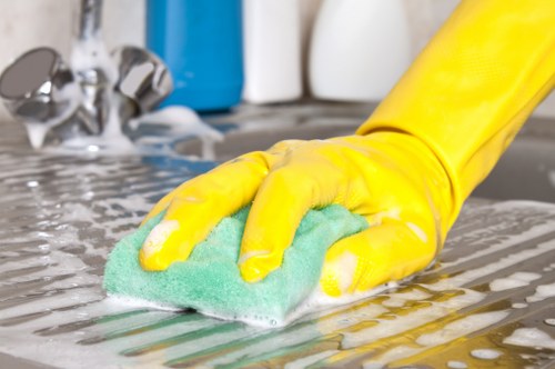 Detailed deep cleaning in W4 focusing on kitchen and bathroom hygiene