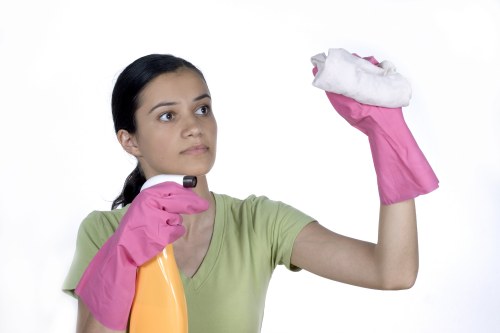 Bathroom deep cleaning for a W4 rental property