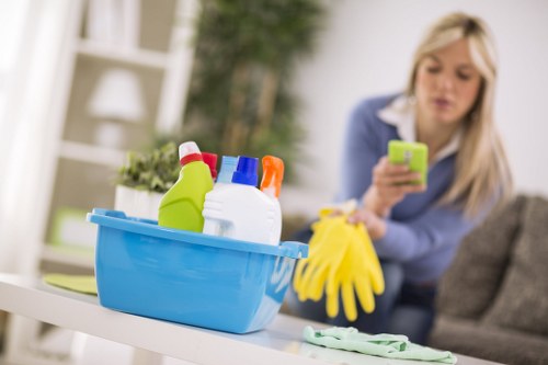 Cubic-yard carpet cleaning estimate for a larger property
